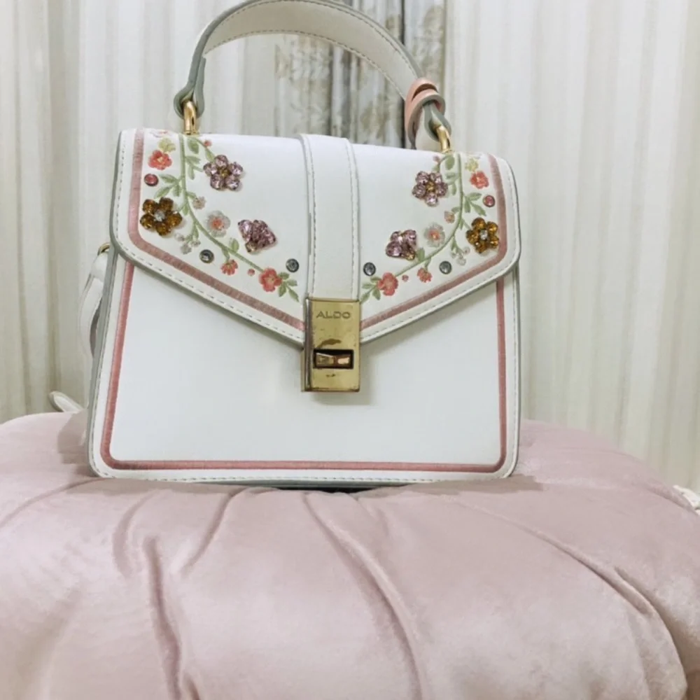 Aldo Floral Embellished Bag - Picture 12 of 14